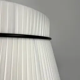 Дизайнерський світильник із полімерним конусним абажуром Ø60x42 см Line F MJ241-600 x 420 Білий - мініатюра 5