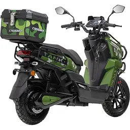 Електроскутер Двомісний Crosser CR-21 PRO (2500W 76.8V/40Ah) Зелений - мініатюра 12
