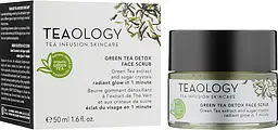 Скраб для обличчя Teaology Green Tea Detox Face Scrub на основі екстракту зеленого чаю 50 мл - мініатюра 2