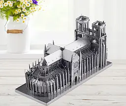 Колекційна модель PIECECOOL NOTRE DAME CATHEDRAL PARIS SILVER P016-S - мініатюра 3