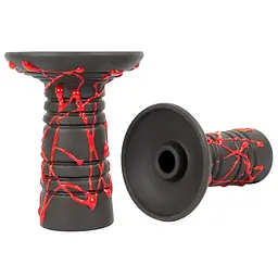 Чаша для кальяну Gusto Bowls Alien BLACK Glaze червоний - мініатюра 2