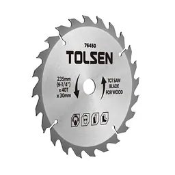 Диск пильний Tolsen пильний з ТВС напайками по дереву 254х60Т*30мм (76461)