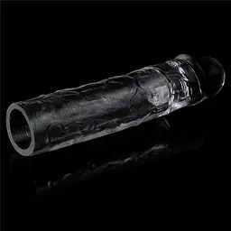 Насадка на пеніс Lovetoy Flawless Clear Penis Sleeve Add 2 19 см прозорий - мініатюра 4