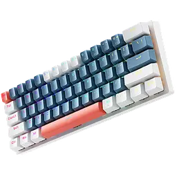 Клавіатура Machenike K500-B61 Red Switch White Orange Grey (K500-B61-RS-WOG) - мініатюра 2