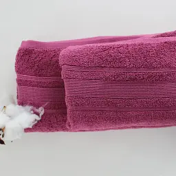Рушник махровий ТЕП Fancy Dark powder 50x90 см темно-рожевий - мініатюра 4