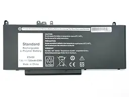 Акумулятор G5M10 для ноутбука Dell Latitude E5250, E5450, E5550 (8V5GX R9XM9 WYJC2 1KY05) (7.4V 7200 mAh 53Wh) - мініатюра 2