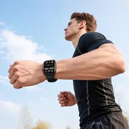Смарт-годинник BOROFONE BD14 Plus 51mm. 200 mAh. IP54 Black Smart watch(call version) Black - мініатюра 5