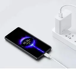 Блок живлення — зарядний пристрій Xiaomi 120 W + кабель USB to Type-C - мініатюра 2