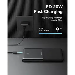 Портативний зарядний пристрій Vrurc 30000 mAh 20W швидка зарядка PD 18W QC 3.0 USB C з 4 виходами - мініатюра 4