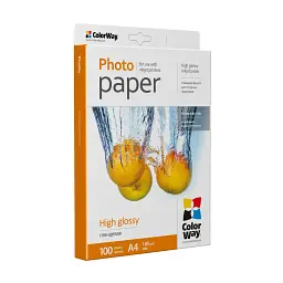 Фотопапір ColorWay A4 180г glossy 100л, картон-пак (PG180100A4) - мініатюра 2