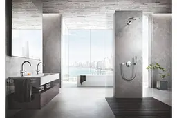 Змішувач для умивальника на один отвір L-Size Grohe Atrio new 21019003 Хром - мініатюра 3