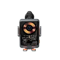 Автотримач з бездротовою зарядкою HAVIT W3033 15W Black/Silver HAVIT (28064-000) - мініатюра 3