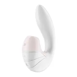 Вібратор Satisfyer Supernova з вакуумно-хвильовим стимулятором клітора, 16.9х3.7 см білий