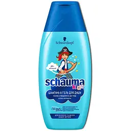Дитячий шампунь Schauma Kids без сліз і сплутування 250 мл (3838824167664)