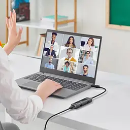 Концентратор XoKo USB-C 5-in-1 USB 3.0 + USB 2.0 + SD/TF + RJ45 100Mbps silver (XK-AC-350) - мініатюра 6
