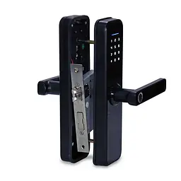 Замок біометричний автономний Trinix TRL-5305BTF Black з Bluetooth, зчитувачем відбитків пальців і карт Mifare (65-00063) - мініатюра 2