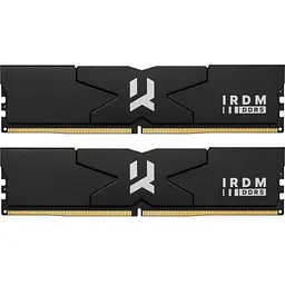 Модуль пам'яті для комп'ютера DDR5 64GB (2x32GB) 6000 MHz IRDM Black Goodram (IR-6000D564L30/64GDC)