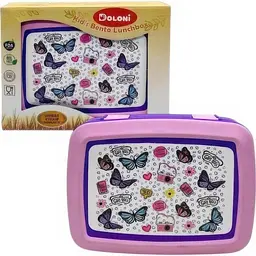 Дитячий ланч-бокс Doloni Butterfly кришка на защіпках 01550/01  - мініатюра 2