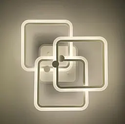 Стельова люстра LED на 3 ріжки Line.F RGB підсвітка є - мініатюра 2