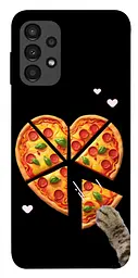 Чохол Demsky Pizza Love Cat для Samsung Galaxy A13 4G