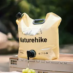 Складаний контейнер для води з поліетилену Naturehike CNK2450CF027, 10 л, жовтий - мініатюра 7