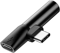 Адаптер AUX Type-C to Type-C + 3.5 Baseus L 41 (CATL 41-01) - мініатюра 3