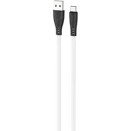 USB Cable Hoco X42 Soft Silicone Type-C White 1m