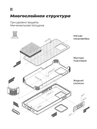 Чохол ArmorStandart ICON для Tecno Camon 16/16 SE Black - мініатюра 6