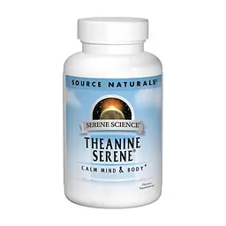 Амінокислота Source Naturals Теанін Серен, Serene Science, 60 таблеток (SNS-01775)