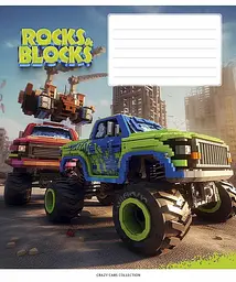 Зошит загальний Школярик Star Rocks&Blocks у лінію 24 аркушів 25 шт. (024-3280L) - мініатюра 3