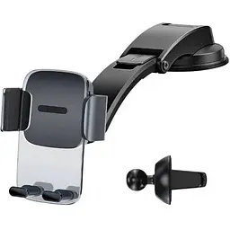 Холдер Baseus Easy Control Clamp Car Mount Holder A Set Чорний