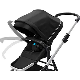 Детская коляска Thule Sleek Aluminum/Midnight Black [11000007] [107630] - мініатюра 6
