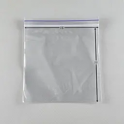 Пакети Zip-Lock прозорі 15x15 см, 100 шт, 50 мкм, поліетиленові пакети із застібкою - мініатюра 2