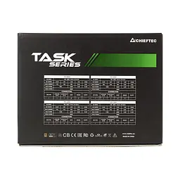 БЖ 500W Chieftec TASK TPS-500S, 120 mm, 80+ Bronze Retail Box - мініатюра 6