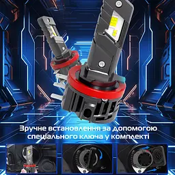 Світлодіодна лампа Cyclone H15 5000K type 44 Cyclone (НФ-00008580) - мініатюра 4
