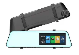 Автомобільний відеореєстратор дзеркало L-1039TP LCD 5.5" (2 камери) 1080P Full HD