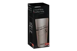 Термокухоль Ardesto Coffee time Bradypus 450 мл бежевий - мініатюра 7
