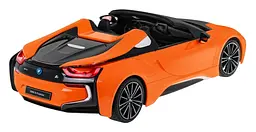 Машинка RASTAR BMW i8 Roadster на дистанційному керуванні + пульт 2,4 ГГц 1:12 помаранчевий 95500 - мініатюра 5