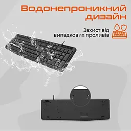 Клавіатура Meetion K200 USB UA Black (MT-K200-A-RUA) - мініатюра 6
