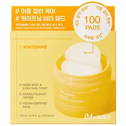 Тонер-педи для освітлення шкіри JMsolution Vita Duo Whitening Toner Pads 100 шт. - мініатюра 5