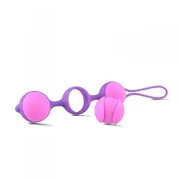 Вагінальні кульки Toyz4lovers Bi-Balls Triple, 21 см (фіолетовий) - мініатюра 4