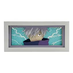 Світильник нічник 3D Магічна битва Годжо Сатору Jujutsu Kaisen Gojo Satoru 20 см NL3D JK GS