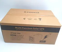 Акумуляторний інвертор-перетворювач напруги 600 Вт 150000 mAh Power Bank з розеткою 220 V та 12 V, зарядна станція Yachu 555 Wh 11,1 V/50 Ah/600 W - мініатюра 9
