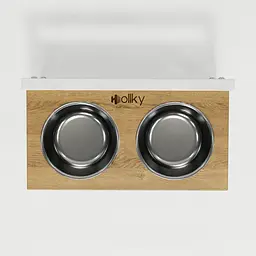 Hollky Flex S — миски на регульованій підставці для маленьких собак (2 × 0.450 л) - мініатюра 6