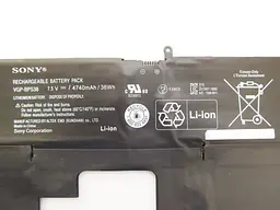 Акумулятор для ноутбука Sony VGP-BPS38, 4740 mAh (36Wh), 4cell, 7.5V, Li-ion, чорний - мініатюра 3