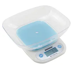Електронні кухонні ваги Matarix MX-403 із чашею 7 кг Blue