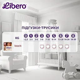 Набір підгузки-трусики Libero Touch Pants 5 (9-14 кг) 54 шт. - мініатюра 11