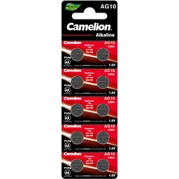 Батарейка Camelion AG10 / LR1130 / LR54 / V10GA Alkaline x 10 (AG10-BP10)