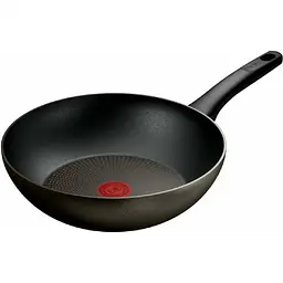Велика сковорода-вок Tefal ProTech WOK 28 см (G3051902) з шестишаровим титановим антипригарним покриттям Titanium 6Х
