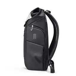 Рюкзак Mark Ryden ролтоп MR2908 з USB-портом Чорний - мініатюра 2